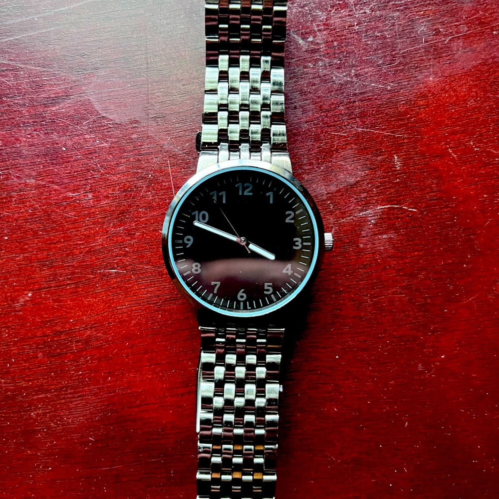 Stainless steel watch